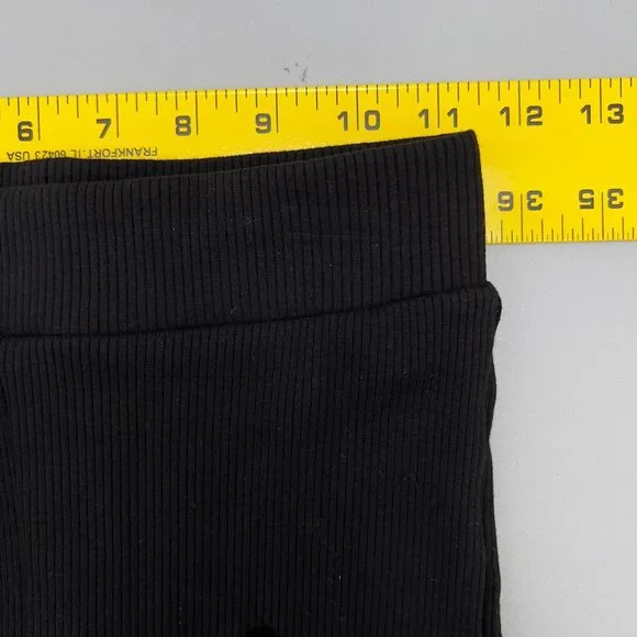 Naked Wardrobe Black Snatched Ribbed Shorts Size S NW-P0081 - Picture 7 of 9